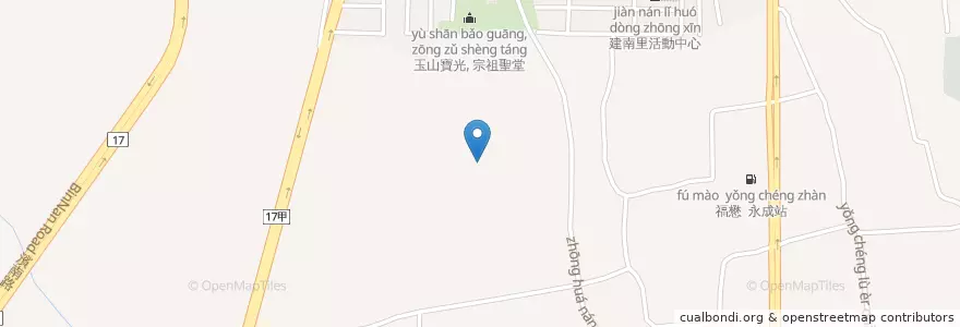 Mapa de ubicacion de 南區 en Taiwan, 臺南市, 南區.