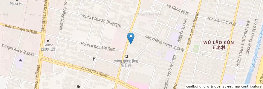 Mapa de ubicacion de 四川酒家 en China, Jiangsu, Nanjing, 秦淮区.