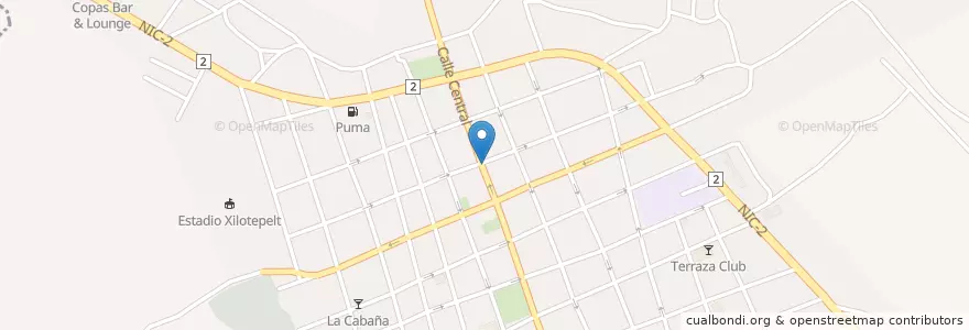 Mapa de ubicacion de FarmaCentro en Nicaragua, Carazo, Jinotepe (Municipio).