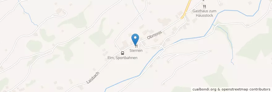 Mapa de ubicacion de Sternen en 瑞士, Glarus, Glarus Süd.