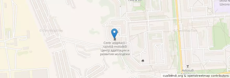 Mapa de ubicacion de Центр адаптации и развития молодёжи en Russland, Föderationskreis Zentralrussland, Oblast Wladimir, Городской Округ Владимир.