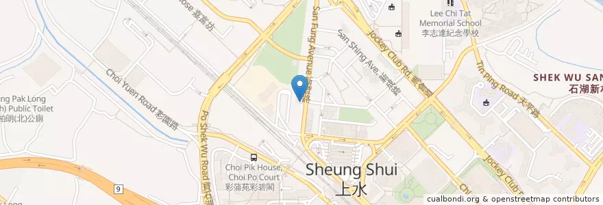 Mapa de ubicacion de McDonald's en China, Hong Kong, Guangdong, New Territories, North District.