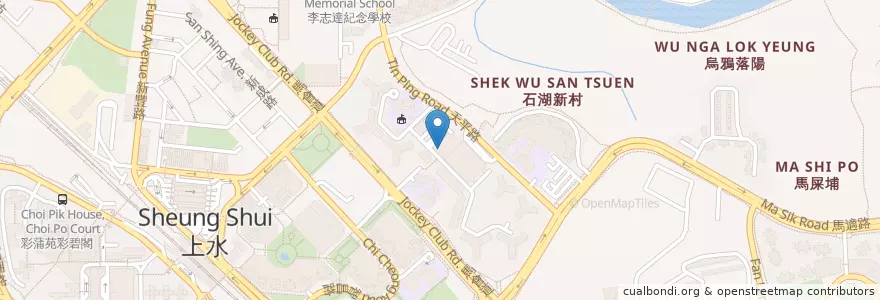 Mapa de ubicacion de McDonald's en China, Hong Kong, Provincia De Cantón, Nuevos Territorios, 北區 North District.
