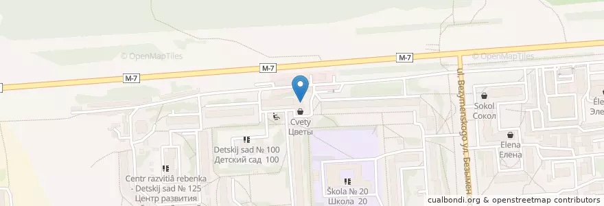Mapa de ubicacion de Ваша аптека en Rusland, Centraal Federaal District, Владимирская Область, Городской Округ Владимир.