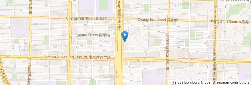 Mapa de ubicacion de 永豐商業銀行 en Taiwán, Nuevo Taipéi, Taipéi, 中山區.