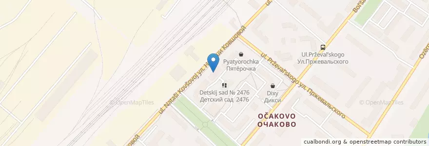 Mapa de ubicacion de Неофарм en Russie, District Fédéral Central, Moscou, Западный Административный Округ, Район Очаково-Матвеевское.