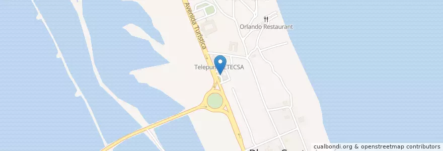 Mapa de ubicacion de Cupet-CIMEX Policentro en 쿠바, Camagüey, Nuevitas.