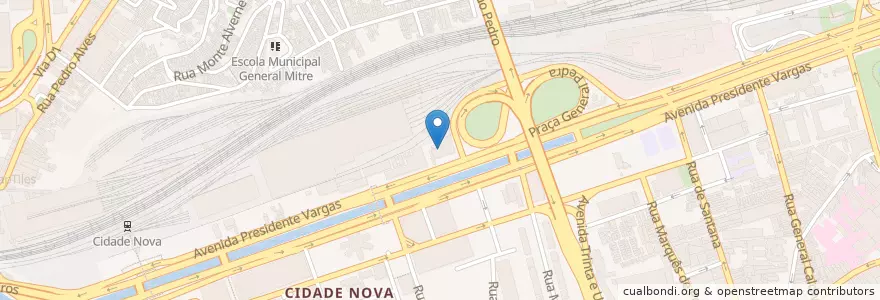 Mapa de ubicacion de Estácio de Sá - Campus Praça Onze en ブラジル, 南東部地域, リオ デ ジャネイロ, Região Geográfica Imediata Do Rio De Janeiro, Região Metropolitana Do Rio De Janeiro, Região Geográfica Intermediária Do Rio De Janeiro, リオデジャネイロ.