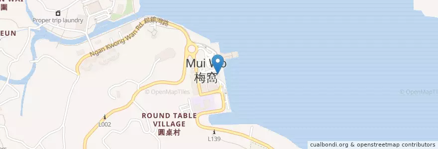 Mapa de ubicacion de McDonald's en 中国, 香港, 広東省, 新界, 離島區 Islands District.