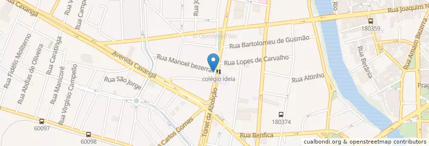 Mapa de ubicacion de Gellatos en 巴西, 东北部, 伯南布哥, Região Geográgica Imediata Do Recife, Região Geográfica Intermediária Do Recife, Região Metropolitana Do Recife, 累西腓.