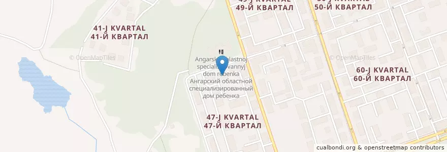 Mapa de ubicacion de Детский сад №35 en Russia, Distretto Federale Siberiano, Oblast' Di Irkutsk, Ангарский Городской Округ.