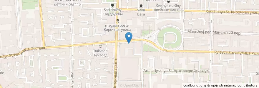Mapa de ubicacion de Burger Lab en 俄罗斯/俄羅斯, Северо-Западный Федеральный Округ, 列宁格勒州, Санкт-Петербург, Центральный Район, Литейный Округ.