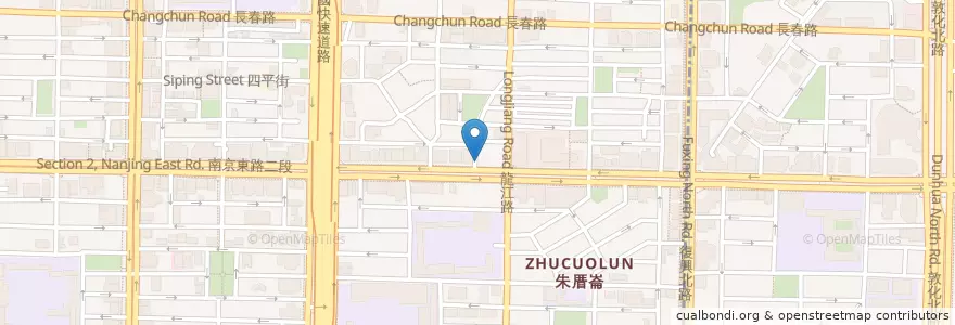 Mapa de ubicacion de 合瑞新自助餐 en Taiwán, Nuevo Taipéi, Taipéi, 中山區.