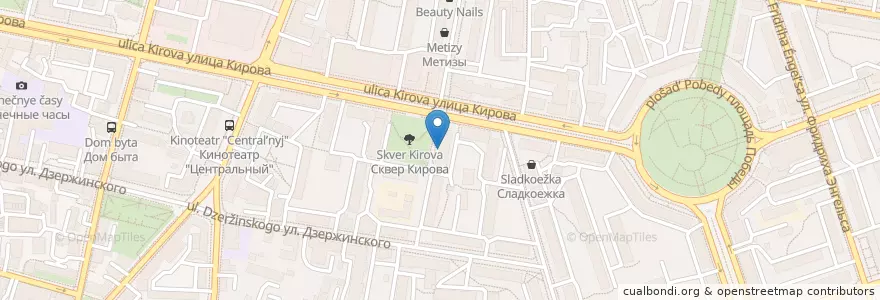 Mapa de ubicacion de Asian en Rusia, Центральный Федеральный Округ, Калужская Область, Городской Округ Калуга.