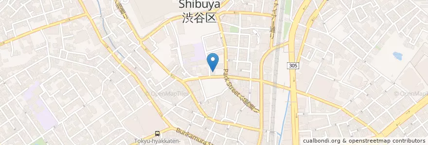 Mapa de ubicacion de SUZU CAFE en Japonya, 東京都, 渋谷区.