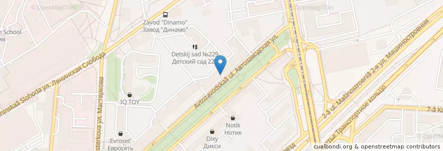 Mapa de ubicacion de Траст en Russie, District Fédéral Central, Moscou, Южный Административный Округ, Даниловский Район.