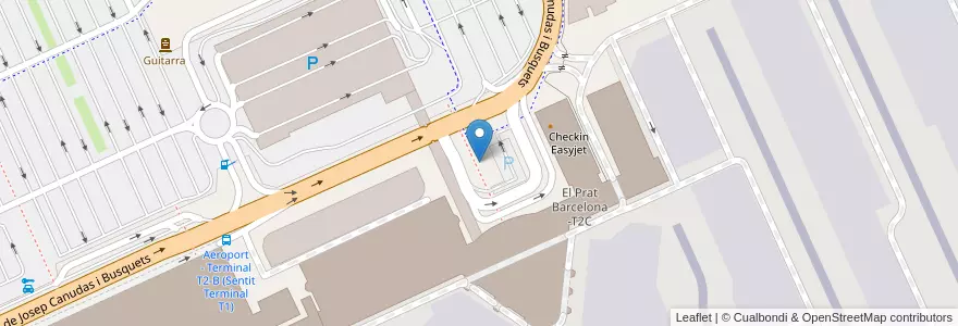 Mapa de ubicacion de 217 Terminal T2 C en اسپانیا, Catalunya, Barcelona, Baix Llobregat, El Prat De Llobregat.