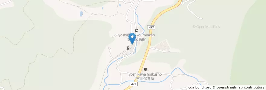 Mapa de ubicacion de 津の国屋 en Japan, Osaka Prefecture, Toyono County, Toyono.