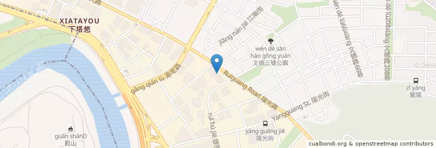 Mapa de ubicacion de 星巴克 en 타이완, 신베이 시, 타이베이시, 네이후 구.