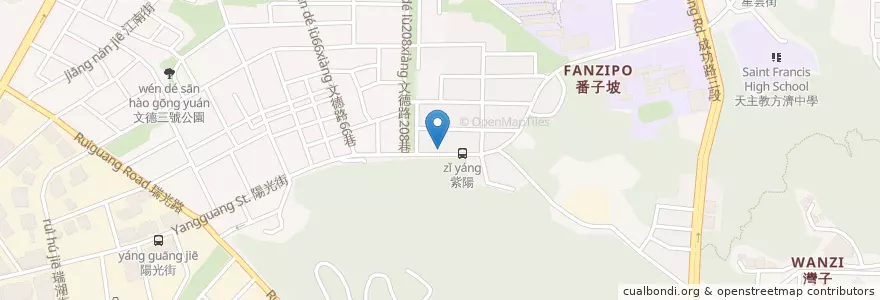 Mapa de ubicacion de 台北市私立嘉霙托兒所 en Тайвань, Новый Тайбэй, Тайбэй, Нэйху.