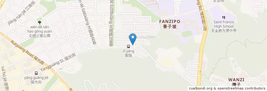 Mapa de ubicacion de 早點來 en 台湾, 新北市, 台北市, 内湖区.