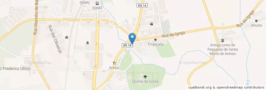 Mapa de ubicacion de Novo Banco en Portugal, Norte, Área Metropolitana Do Porto, Porto, Maia, Castêlo Da Maia.