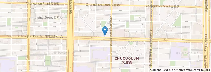 Mapa de ubicacion de 鮮五丼 en Tayvan, 新北市, Taipei, 中山區.