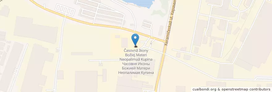 Mapa de ubicacion de Часовня Иконы Божией Матери Неопалимая Купина en Russia, Central Federal District, Moscow Oblast, Balashikhinsky District.