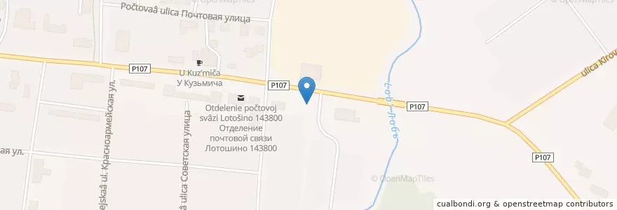 Mapa de ubicacion de Церковь Преображения Господня en Russia, Central Federal District, Moscow Oblast, Lotoshinsky District.