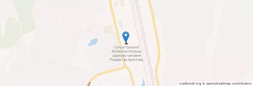 Mapa de ubicacion de Церковь-часовня Рождества Христова en Russia, Central Federal District, Moscow Oblast, Domodedovsky District.
