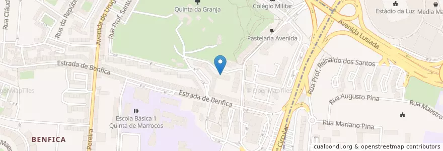 Mapa de ubicacion de Centro da Questão en ポルトガル, Área Metropolitana De Lisboa, Lisboa, Grande Lisboa, リスボン.