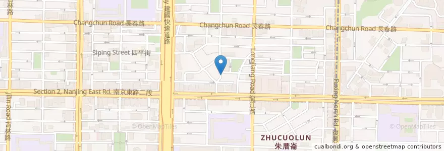 Mapa de ubicacion de 卡桑串燒居酒屋 en 타이완, 신베이 시, 타이베이시, 중산 구.