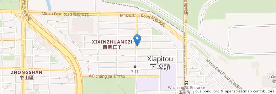 Mapa de ubicacion de 永豐商業銀行 en 臺灣, 新北市, 臺北市, 松山區.