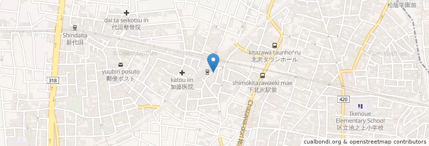 Mapa de ubicacion de NIJUMARU en ژاپن, 東京都, 世田谷区.