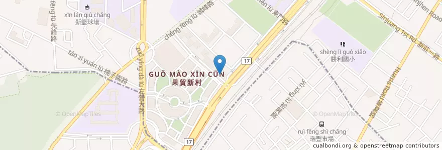 Mapa de ubicacion de 左營果貿郵局(高雄14支) en 臺灣, 高雄市.