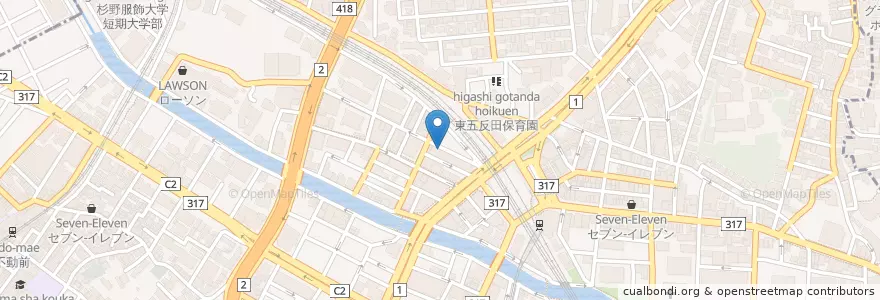 Mapa de ubicacion de 天下一 en Japan, 東京都, 品川区.