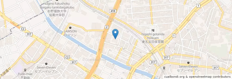 Mapa de ubicacion de 学研こども園 en Japão, Tóquio, 品川区.