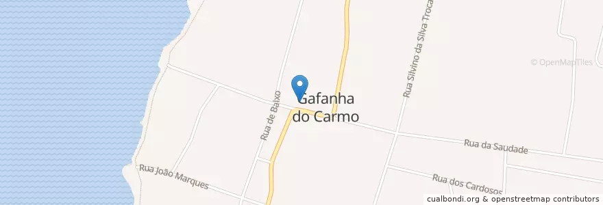 Mapa de ubicacion de Escuteiros en Portugal, Aveiro, Centro, Baixo Vouga, Ílhavo, Gafanha Do Carmo.