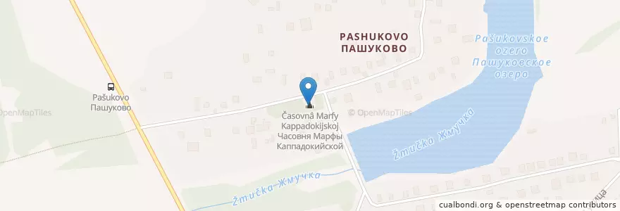 Mapa de ubicacion de Часовня Марфы Каппадокийской en Russia, Central Federal District, Moscow Oblast, Bogorodsky City District.