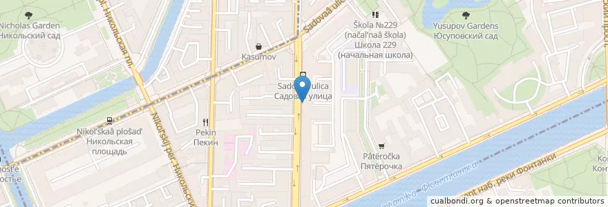 Mapa de ubicacion de Самса en Rusland, Северо-Западный Федеральный Округ, Oblast Leningrad, Sint-Petersburg, Адмиралтейский Район.