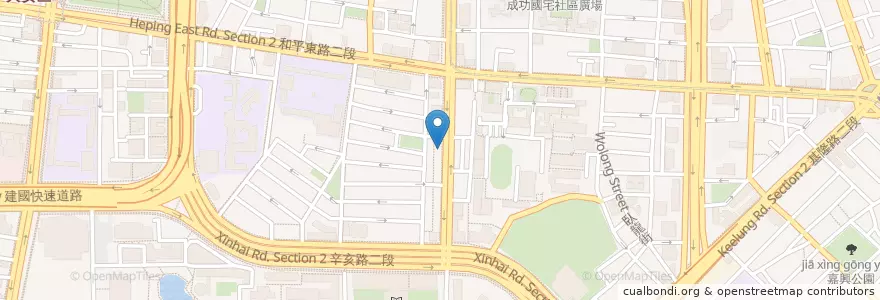 Mapa de ubicacion de 大勝牙醫診所 en Тайвань, Новый Тайбэй, Тайбэй, Даань.