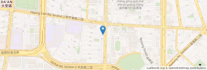 Mapa de ubicacion de 吳致毅牙醫 en تایوان, 新北市, تایپه, 大安區.