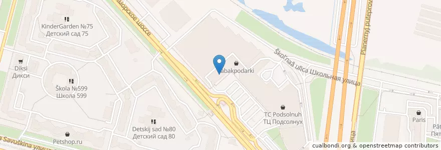 Mapa de ubicacion de Авангард-Экспресс en Russland, Föderationskreis Nordwest, Oblast Leningrad, Sankt Petersburg, Приморский Район, Округ № 65.
