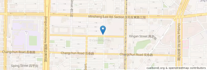 Mapa de ubicacion de 綠逗薏人 en Taïwan, Nouveau Taipei, Taipei, District De Songshan.