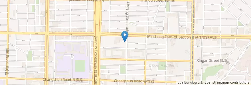 Mapa de ubicacion de 串燒八十八番 en Тайвань, Новый Тайбэй, Тайбэй, 中山區.