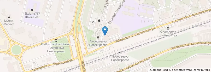 Mapa de ubicacion de Горздрав en Rusya Federasyonu, Центральный Федеральный Округ, Москва, Восточный Административный Округ.