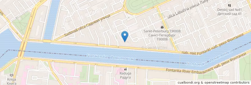 Mapa de ubicacion de Рок-опера en Russland, Föderationskreis Nordwest, Oblast Leningrad, Sankt Petersburg, Адмиралтейский Район, Округ Коломна.