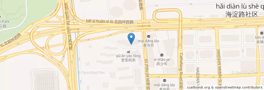 Mapa de ubicacion de 好伦哥 en 中国, 北京市, 河北省, 海淀区.