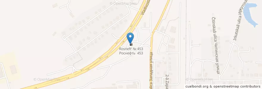 Mapa de ubicacion de Роснефть № 453 en Россия, Дальневосточный Федеральный Округ, Приморский Край, Артёмовский Городской Округ.