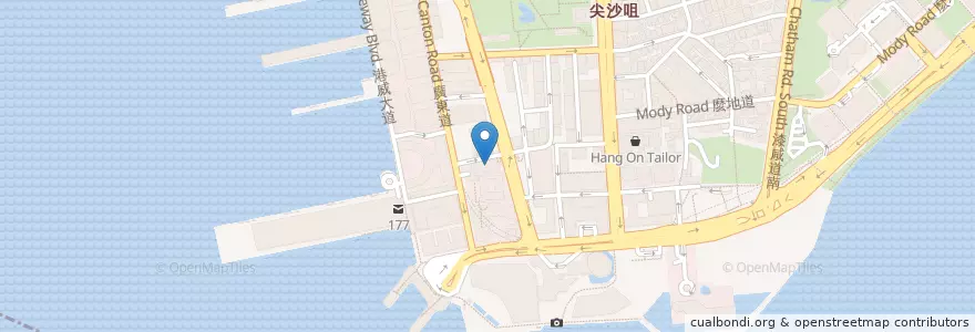 Mapa de ubicacion de Kung Tak Lam en Chine, Guangdong, Hong Kong, Nouveaux Territoires, 油尖旺區 Yau Tsim Mong District.